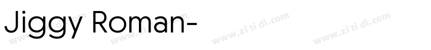 Jiggy Roman字体转换